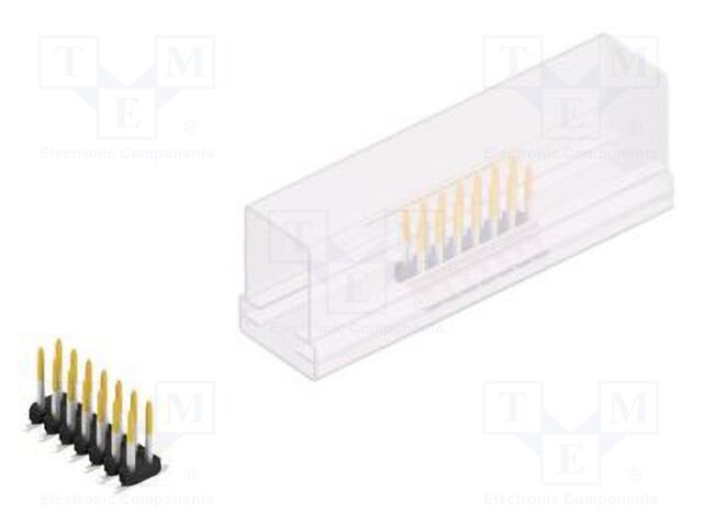 Connector: pin strips; pin header; male; PIN: 14; 2mm; SMT; 2x7; 100V