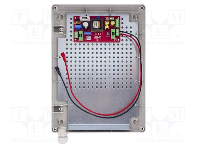 Power supply; IP56; 190÷260VAC; CCTV; PCB,plastic; AUPS; -25÷50°C