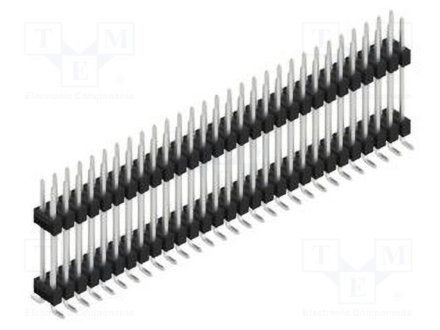 Connector: pin strips; pin header; male; PIN: 58; 2.54mm; SMT; 2x29