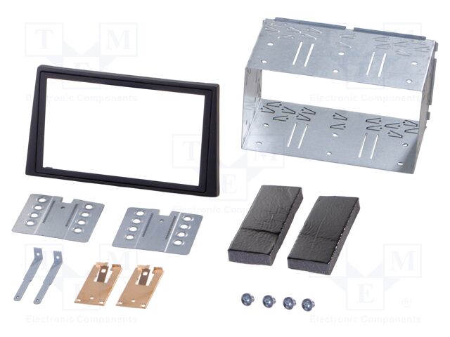 Radio frame; Opel; 2 DIN; black