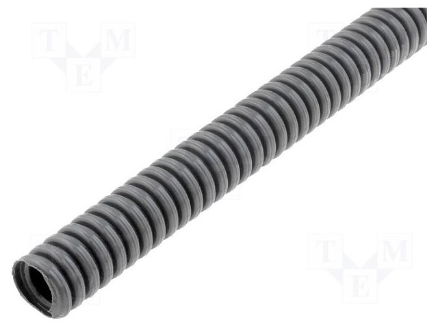 Conduit; ØBraid : 10mm; polyamide; grey; Len: 50m; -40÷115°C