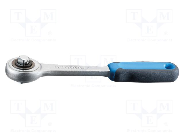 Rattle; socket spanner; 1/4"; Chrom-vanadium steel; 130mm