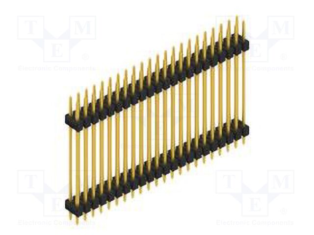 Connector: pin strips; pin header; male; PIN: 44; 2.54mm; THT; 2x22