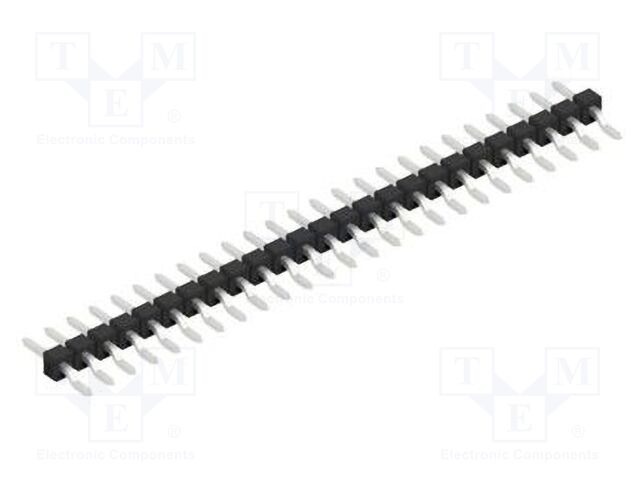Connector: pin strips; pin header; male; PIN: 25; 2.54mm; SMT; 1x25