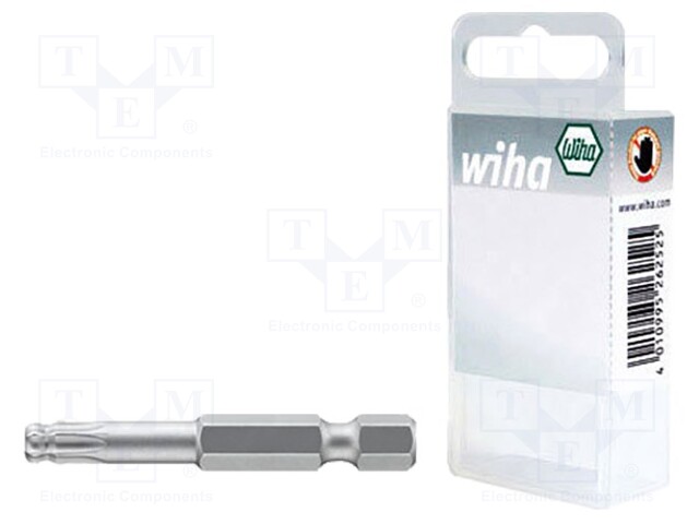 Screwdriver bit; Torx®,spherical; T20; Overall len: 50mm