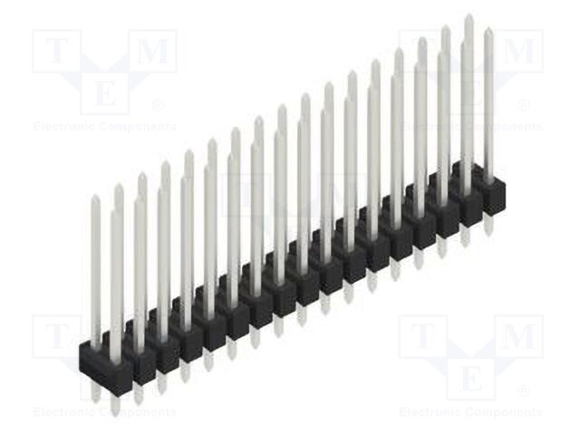 Connector: pin strips; pin header; male; PIN: 34; 2.54mm; THT; 2x17