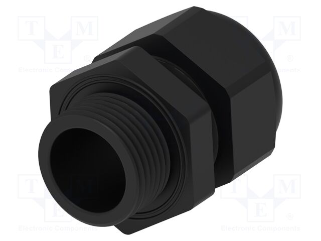 Cable gland; without nut; M20; 1.5; IP68; Mat: polyamide; black
