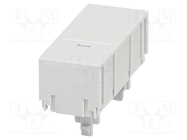 Cover; grey; UL94V-0; ME-IO 18,8; PA; X: 18.9mm; Y: 32.8mm; Z: 26mm