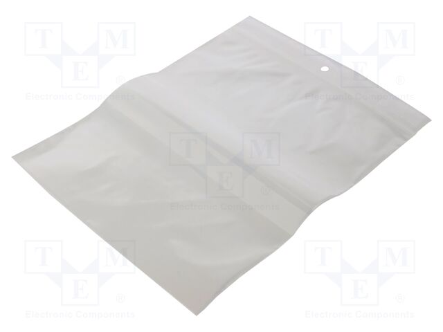 Self-seal bag; L: 180mm; Width: 150mm; Thick: 50um; polyetylene