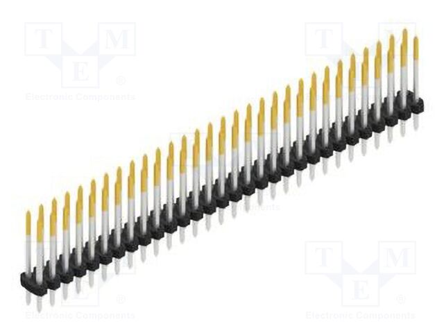 Connector: pin strips; pin header; male; PIN: 60; 2mm; THT; 2x30
