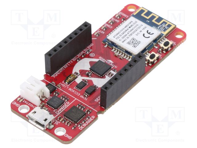 Dev.kit: Microchip AVR; ADC,I2C,PWM,SPI,UART,USB 2.0; WiFi