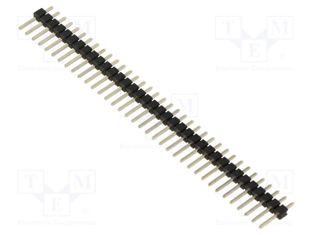 Socket; pin strips; male; 2.54mm; PIN: 36; THT; on PCBs; gold-plated