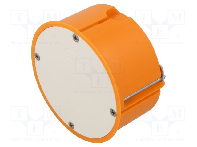 Enclosure: junction box; Ø: 83mm; plaster embedded; D: 50mm