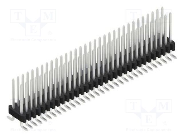 Connector: pin strips; pin header; male; PIN: 64; 1.27mm; SMT; 2x32