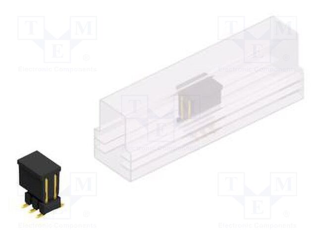 Connector: pin strips; pin header; male; PIN: 6; 2.54mm; SMT; 2x3