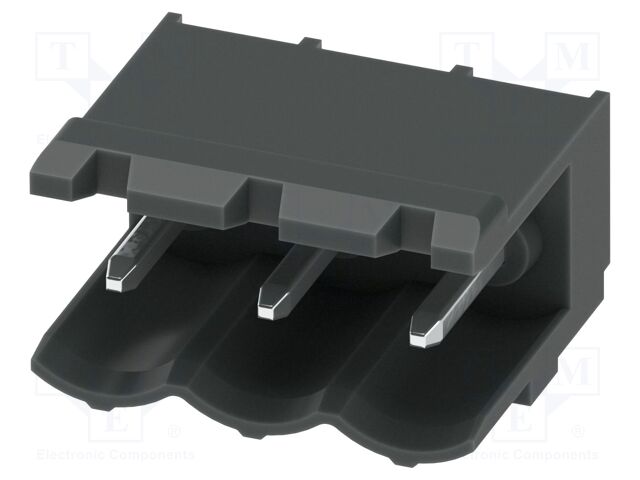 PCB headers, nominal cross section: 2.5 mm?, color: black, n
