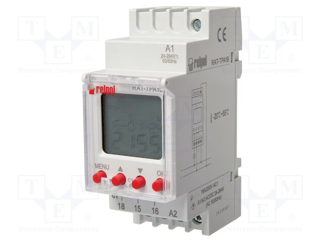 Automation module: programmable time switch; Range: 1 year; SPDT