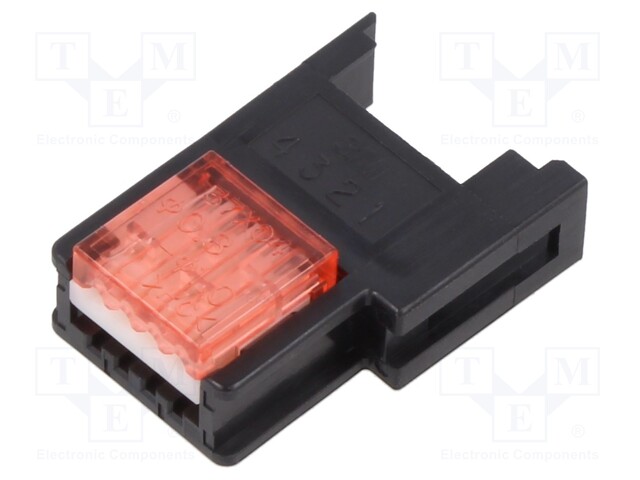 Wire-wire/PCB; plug; female; PIN: 4; 2mm; IDC; for cable; Mini-Clamp