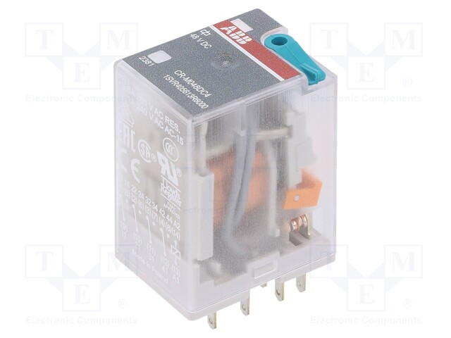 Relay: electromagnetic; 4PDT; Ucoil: 48VDC; 6A; max.250VAC