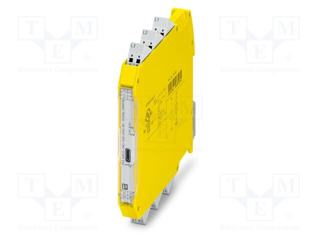Module: safety relay; 24VDC; IN: 1; for DIN rail mounting; IP20