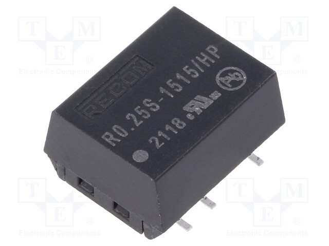 Converter: DC/DC; 0.25W; Uin: 13.5÷16.5V; Uout: 15VDC; Iout: 17mA
