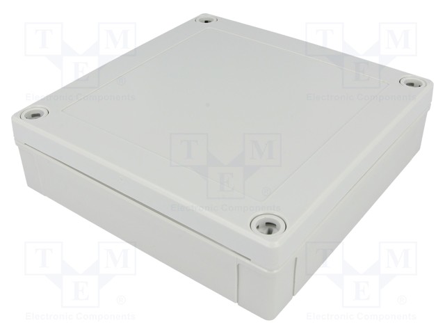 Enclosure: multipurpose; X: 130mm; Y: 130mm; Z: 35mm; MNX; grey; IK08