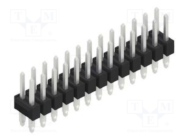 Connector: pin strips; pin header; male; PIN: 26; 2.54mm; THT; 2x13
