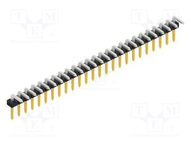 Connector: pin strips; pin header; male; PIN: 25; 2mm; THT; 1x25