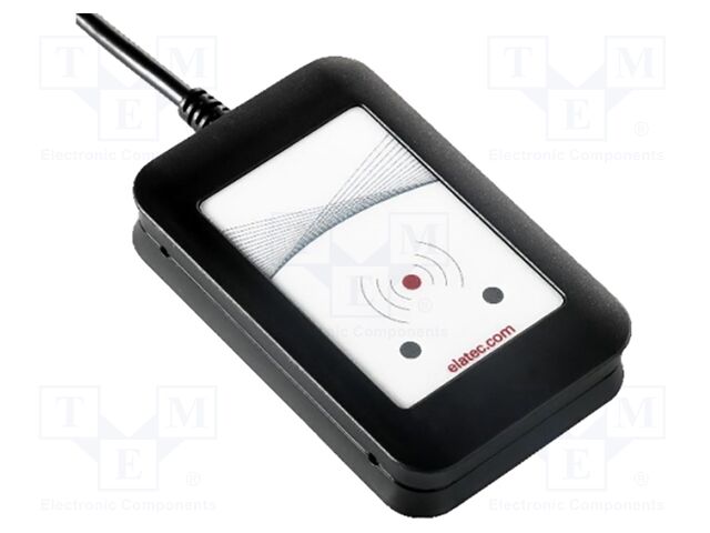 RFID reader; 4.3÷5.5V; antenna; 100mm; 125kHz,13.56MHz; 848kbps