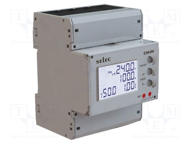 Counter; digital,mounting; for DIN rail mounting; LCD; 85÷265VAC