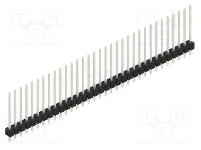 Connector: pin strips; pin header; male; PIN: 33; 2.54mm; THT; 1x33