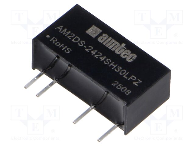 Converter: DC/DC; 2W; Uin: 21.6÷26.4V; Uout: 24VDC; Iout: 83mA; SIP7