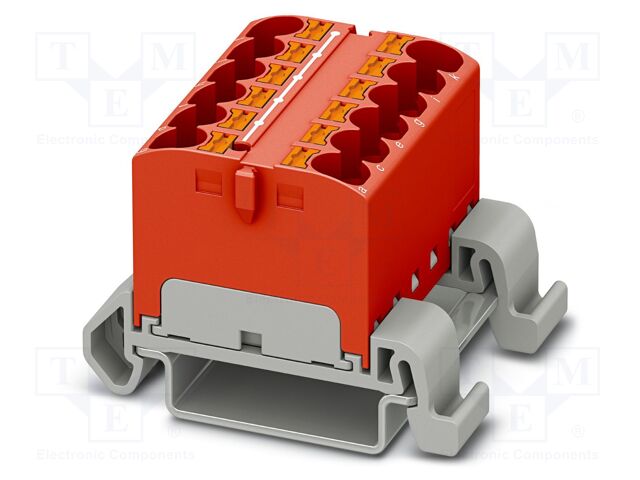 Splice terminal: rail; 32A; 800V; push-in; PA; 0.2÷6mm2; W: 36.9mm