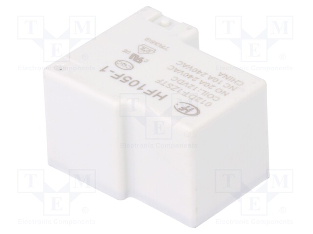 Relay: electromagnetic; SPDT; Ucoil: 12VDC; 20A; Ucoil min: 9VDC