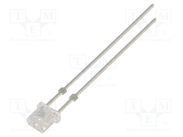 LED; red; rectangular; 4.7x2mm; 750÷1000mcd; 115°; Front: flat; 20mA