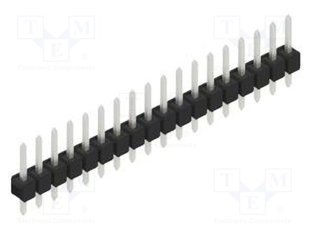 Connector: pin strips; pin header; male; PIN: 18; 2.54mm; THT; 1x18