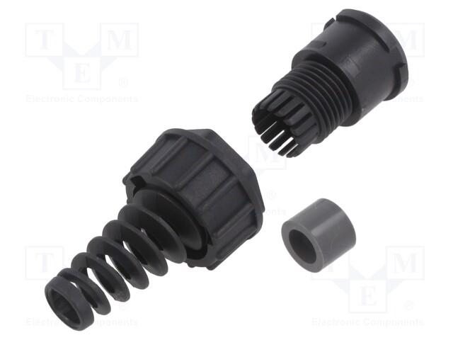 RJ45 housing; with strain relief; 4.5÷6.5mm; IP67; for cable