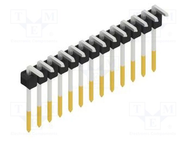 Connector: pin strips; pin header; male; PIN: 13; 2.54mm; THT; 1x13