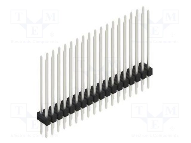 Connector: pin strips; pin header; male; PIN: 36; 2.54mm; THT; 2x18