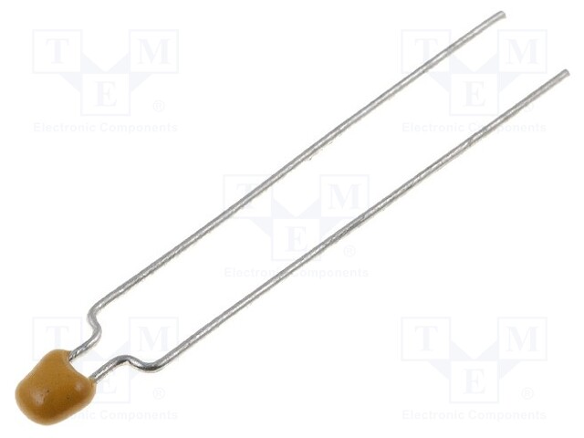 Capacitor: ceramic; MLCC,monolithic; 680pF; 50V; X7R; ±10%; THT; 5mm