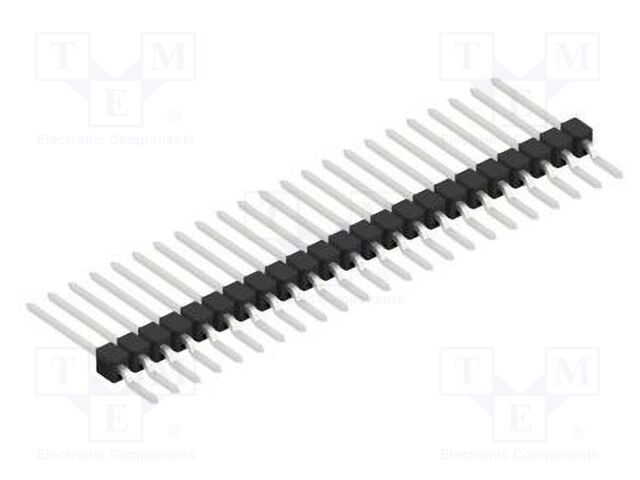 Connector: pin strips; pin header; male; PIN: 23; 2.54mm; SMT; 1x23