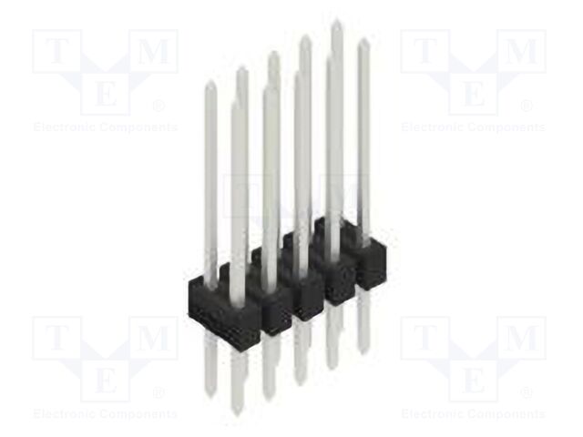 Connector: pin strips; pin header; male; PIN: 10; 2.54mm; THT; 2x5
