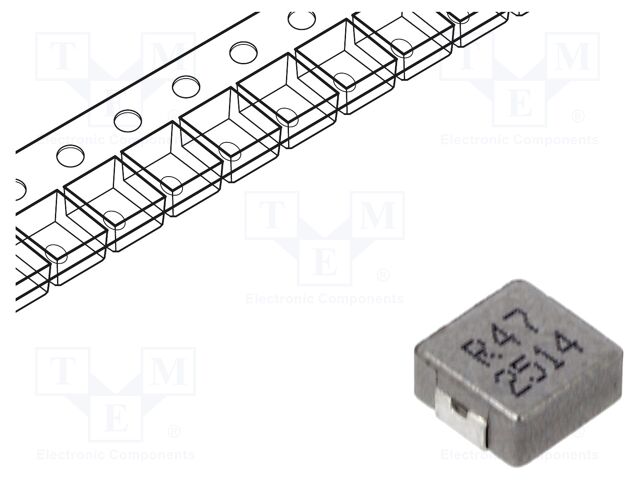 Inductor: wire; SMD; 470nH; ±20%; 7.1x6.6x2.8mm