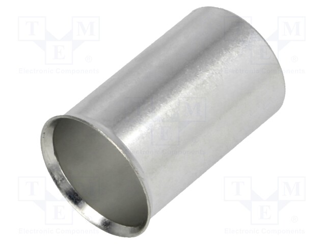 Bootlace ferrule; non-insulated; copper; 95mm2; 25mm; tinned