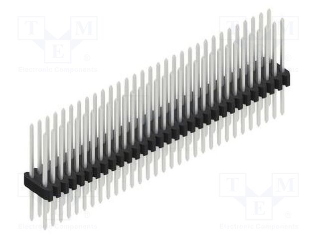Connector: pin strips; pin header; male; PIN: 62; 1.27mm; THT; 2x31