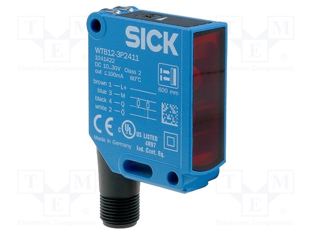 Sensor: photoelectric; Range: 20÷250mm; PNP; DARK-ON,LIGHT-ON