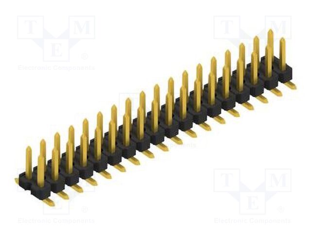Connector: pin strips; pin header; male; PIN: 36; 2.54mm; SMT; 2x18
