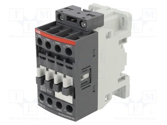 Relay Contactor, NF Series, 4PST-NO, 4P, 2 A, 60 W at 600 VAC, 690 VAC