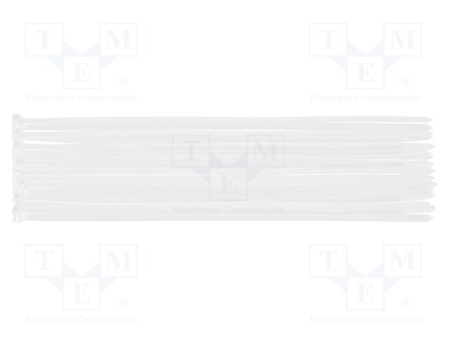 Cable tie; L: 400mm; W: 7.6mm; natural; 50pcs; EXTREME