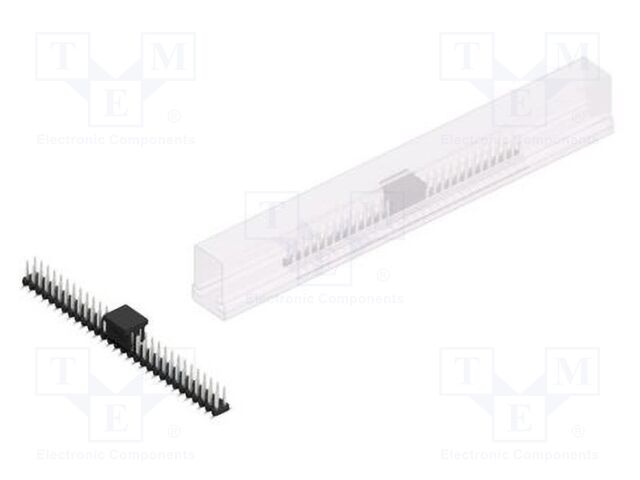 Connector: pin strips; pin header; male; PIN: 60; 2mm; SMT; 2x30